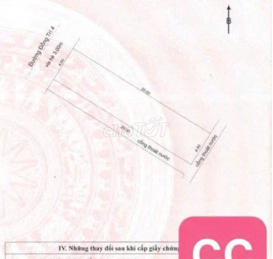 Bán đất MT đường Đồng Trí 4, Gần ĐH Sư Phạm, Liên Chiểu, giá 4 tỷ 5 Tl