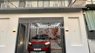 BÁN NHÀ TRỆT LẦU SÂN XE HƠU GẦN SÂN BANH GÒ ĐẬU TDM