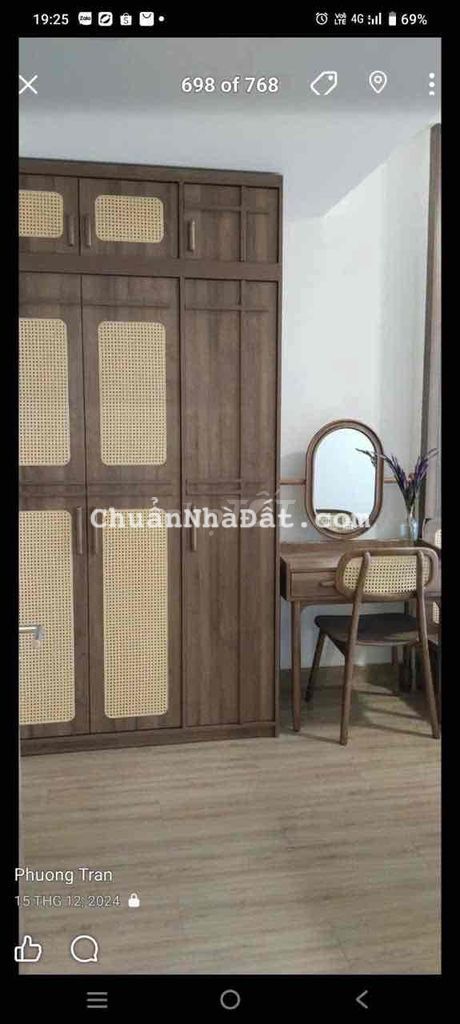 Cần bán căn hộ The Glory TP Mới DT 69m2 2Pn 2Wc tầng 8 full nội that