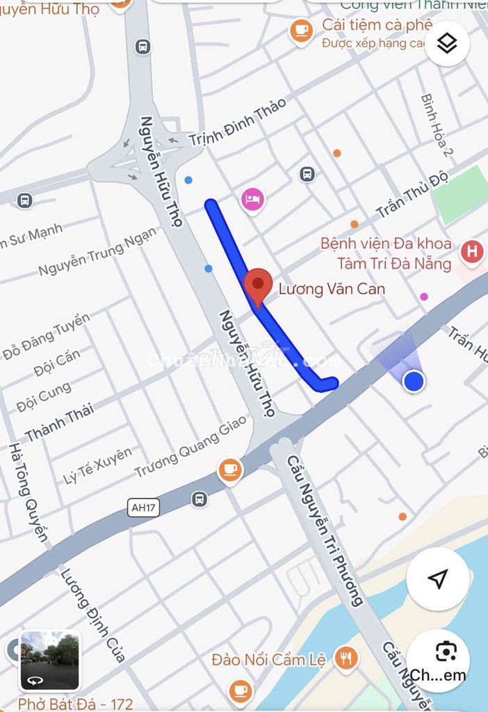 Bán nhà 2 tầng mặt tiền Lương Văn Can, sát Nguyễn Hữu Thọ giá đầu tư