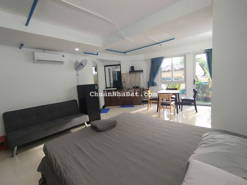 Cho thuê căn hộ đường Phan đăng lưu, quận hải châu, bể bơi free, yên t