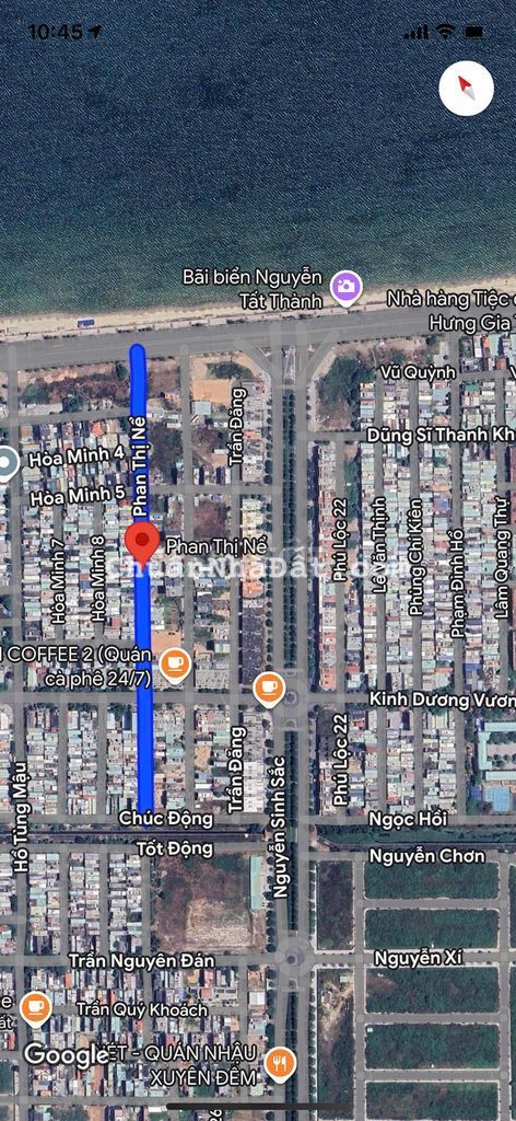 Bán đất MT đường Phan Thị Nể, thông biển Liên Chiểu, giá 7 tỷ 3 tl