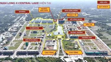 Bán Nhà phố trục chính khu Nam Long 2, hướng Tây bắc, gần hồ cảnh quan