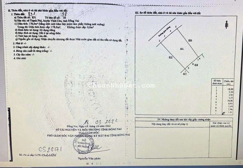 Bán đất sổ riêng chính chủ hỗ trợ ngân hàng