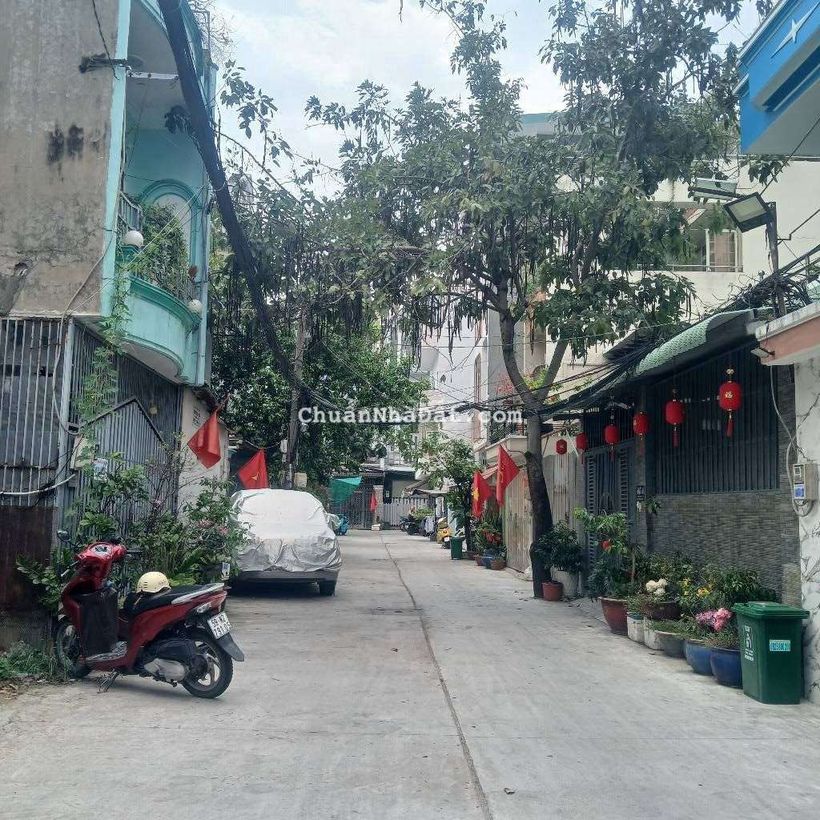 504 Kinh Dương Vương, nhà 2 tầng, 4x18m, 3 phòng, hẻm 6m thông, 6.6 tỷ