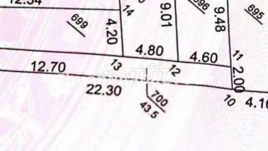 Bán ĐẤT AN THƯỢNG. Mặt tiền 4.8m. Sát HV chính sách. 42m2. 3 tỷ 9