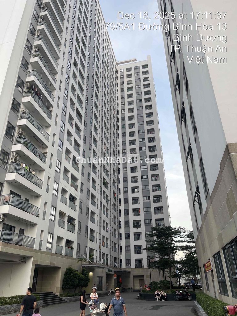 Cho thuê căn 1pn 45m2 tại vsip1 giá 4tr