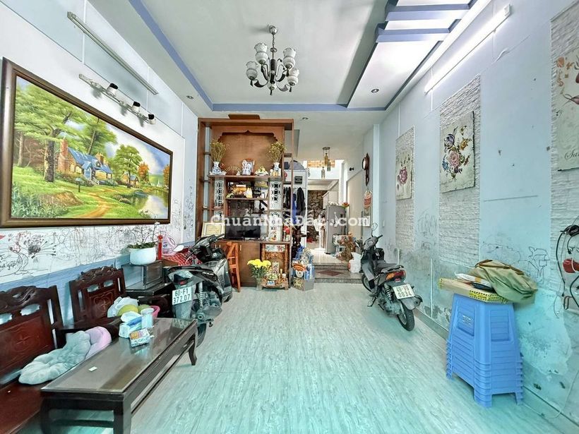 Nhà SHR 4m x 16m. Đúc 1 Lầu 1/ Ngắn Hẻm 6m Đường Thới An 18