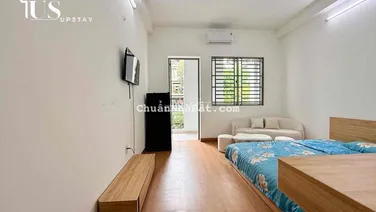Chính chủ Cho thuê ngay 1PN bancol 50m2 ngay Nguyễn Trãi Q5_Mới xinh x
