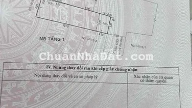 Nhà hẻm xe hơi 2 oto Luỹ Bán Bích giá 6,5 tỷ nở hậu 56,5m2