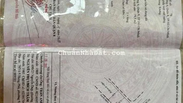 BÁN NHÀ ĐƯỜNG HỒ THÀNH BIÊN P4 Q8, 61M2, 4.4 TỶ