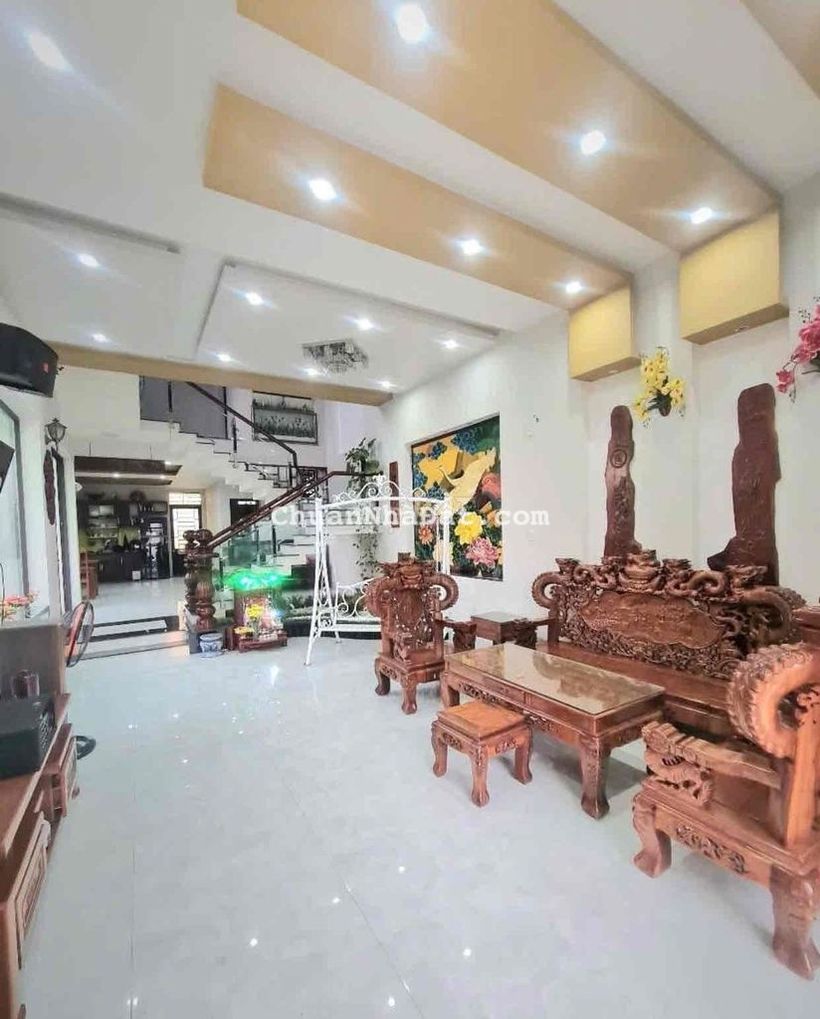 Cách MT 3 căn, Lotte Mart Nguyễn Văn Lượng,Hẻm ô tô, 62m2, 3 tầng, 5tỷ