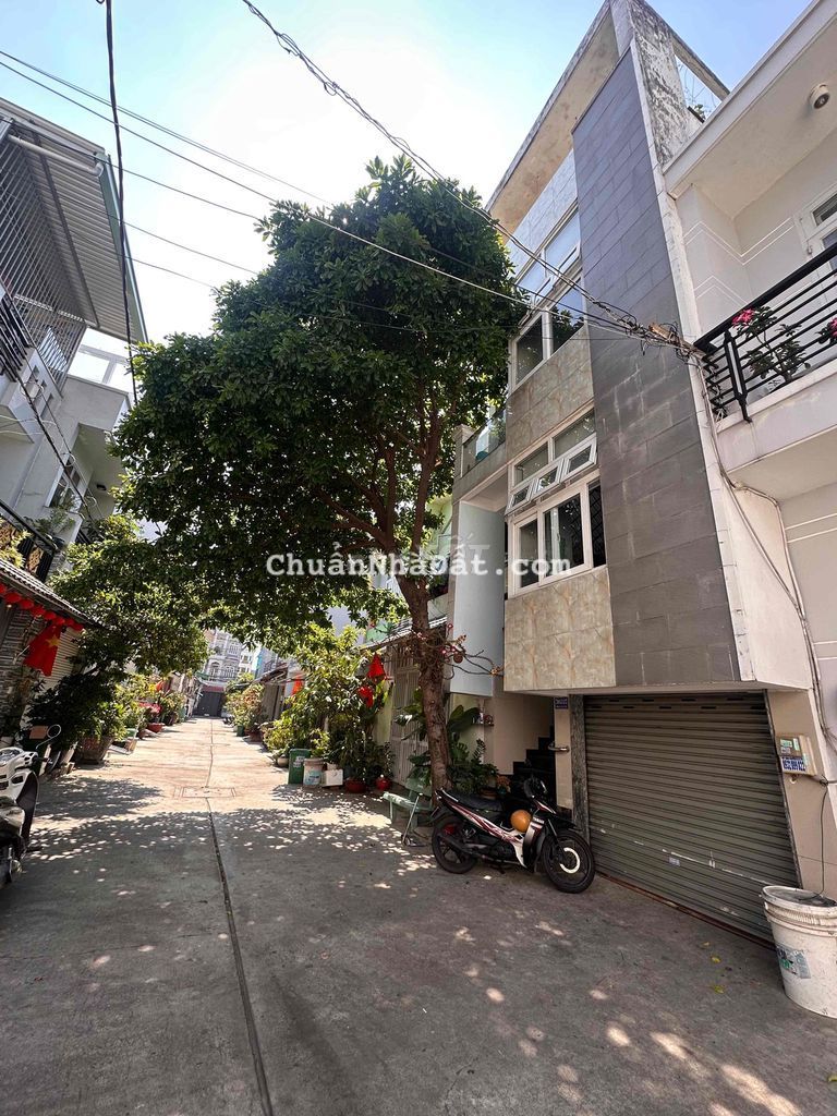 Bán Nhà 4 Tang Hương Lộ 2 Ngay ngã Tư 4 Xã, Ngang 4,6m 63m2, Hẻm 8m