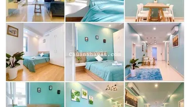 cho thuê căn hộ chung cư Melody Vũng Tàu 2pn 2wc full 9tr /tháng