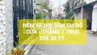 Nhà hẻm xe hơi đỗ cửa, Phan Huy Ích, Quang Trung chỉ 3,X Tỷ