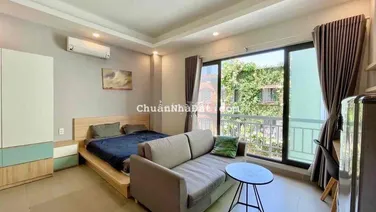 Thuê căn hộ studio ban công full nội thất ngay cầu thị nghè, thủ thiêm