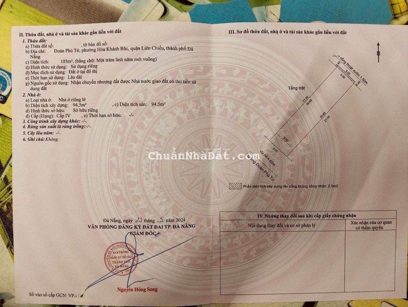 💥 Bán lô đất Đoàn Phú Tứ - tặng nhà cấp 4