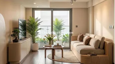 CHO THUÊ 2N1K BAN CÔNG MỚI TINH 100% NGAY NGUYỄN KHANG, THÀNH THÁI
