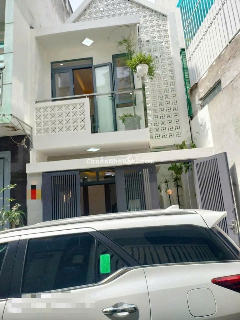 Nhà hẻm thông Bà Hom 50m2, 2 tầng BTCT 3PN 3WC, sân thượng thoáng mát