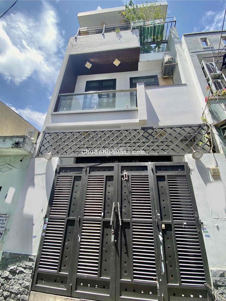 Ngay FPT, Nhà 3 TẦNG, 158M2, 4.5x11.8M—3 Phon, hẻm Ô TÔ, Bình Trị Đông