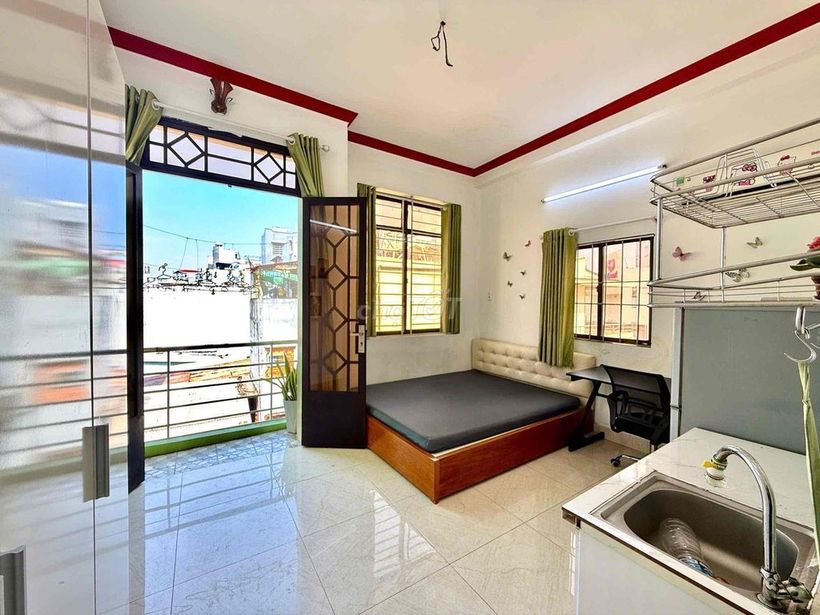 Cho Thuê Căn Hộ Studio Bancol 25m2 Full Nội Thất_Ngay ĐH Bách Khoa Q10