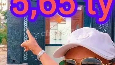 BÁN NHÀ MẶT TIỀN TẠI HÓC MÔN 5M X 22M ĐÚC 1 LẦU