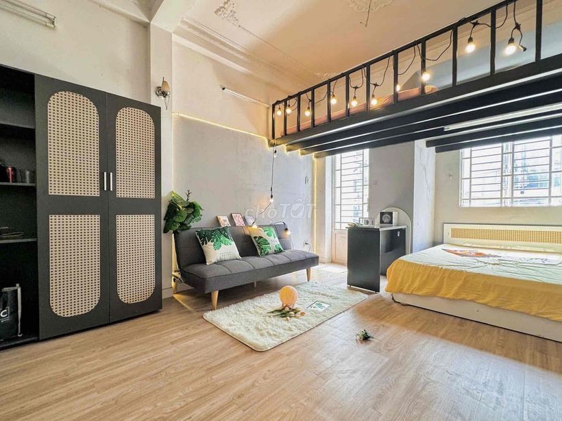 🏡Cho thuê Duplex Q10 full nt, có ban công, 2 chỗ ngủ ở được 2-4 người