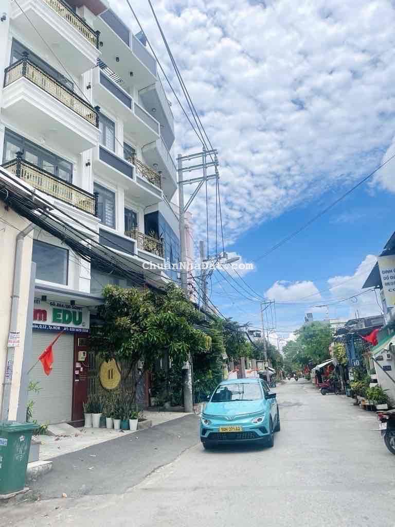 Nhà 4 tầng, TX40, Q12- DT sổ 57m2 (4.5x13m)HXT 6m, 4PN, 💰4.6 Tỷ TL