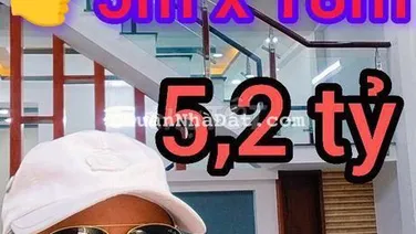 BÁN NHÀ ĐÚC 1 LẦU 5M X 18M GẦN CHỢ BÀ ĐIỂM