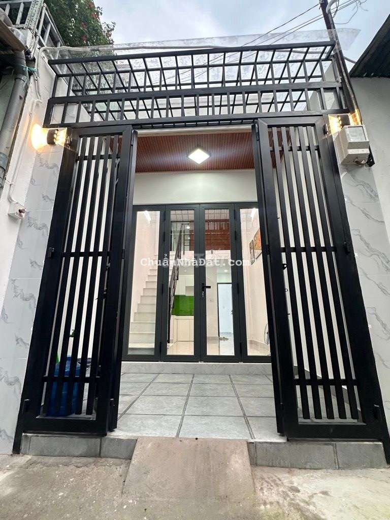 BÁN NHÀ ĐẸP Ở NGAY HẺM XE HƠI THẲNG MỘT TRỤC - TRUNG MỸ TÂY