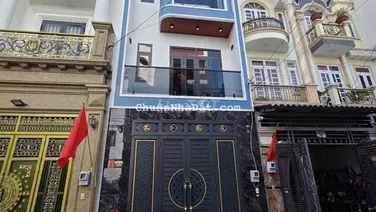 nhà mới 💯 4 tầng 4pn 5wc gần chợ Bình Thành, trường học cấp 1 2 3