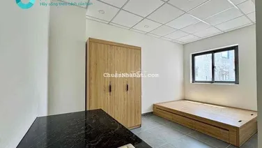 cho thuê phòng cửa sổ trời mới 100% gần cầu nguyễn văn cừ