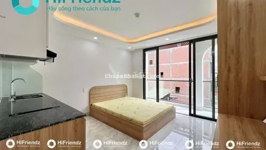 Cho thuê căn hộ ban công Lê Văn Viêt ngã tư Thủ Đức ga metro FPT HUTEC