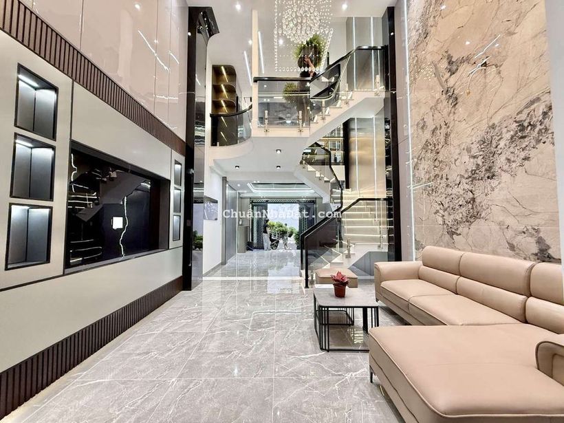 Nhà phố 1 lửng 3 lầu Full Nội Thất Hẻm nhựa 8m Huỳnh Thị Hai