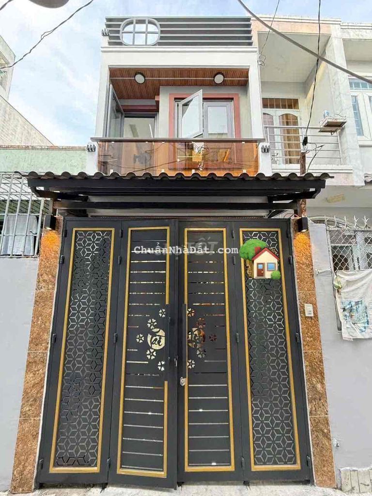 Bán nhà mới 3.2x17m 1 trệt 2 lầu 4PN 4WC - hẻm TKTQ - Giá 5.6 tỷ