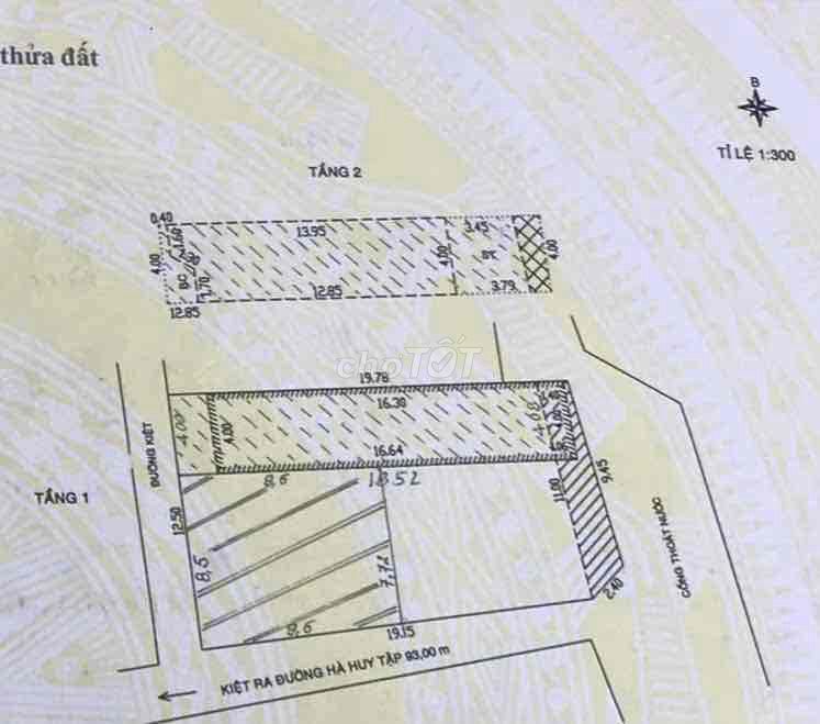 💥 LÔ ĐẤT GÓC NGANG 9M (70M2) HÀ HUY TẬP, ĐN - CHỈ 1 NHÀ RA Ô TÔ - GIÁ