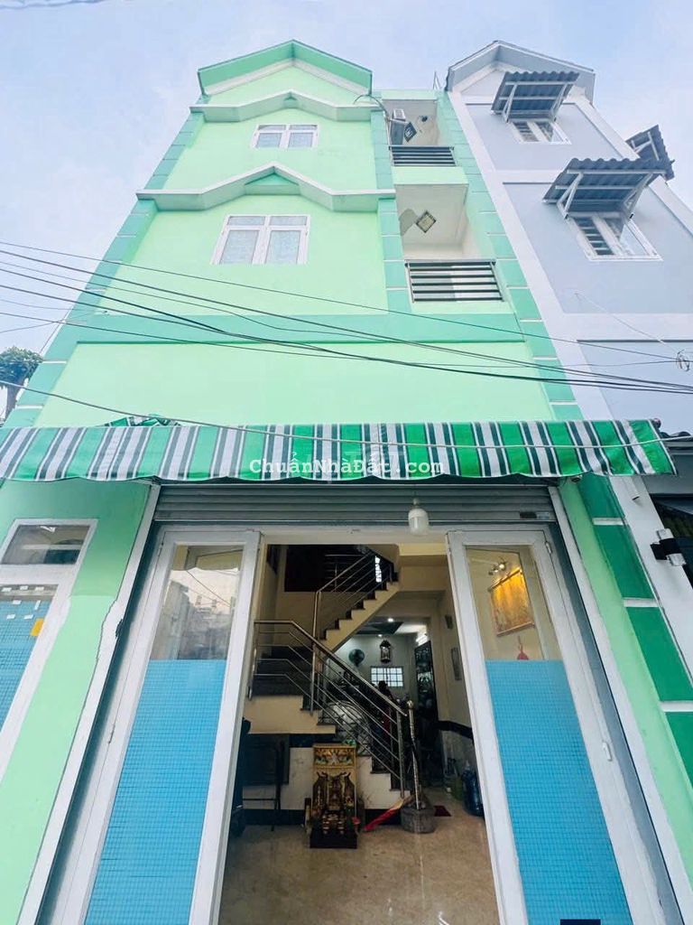 Nhà đẹp 4 tầng,ngang 5m,HXH,ngay EMART Phan Huy Ích,GV:chưa tới 6 tỷ