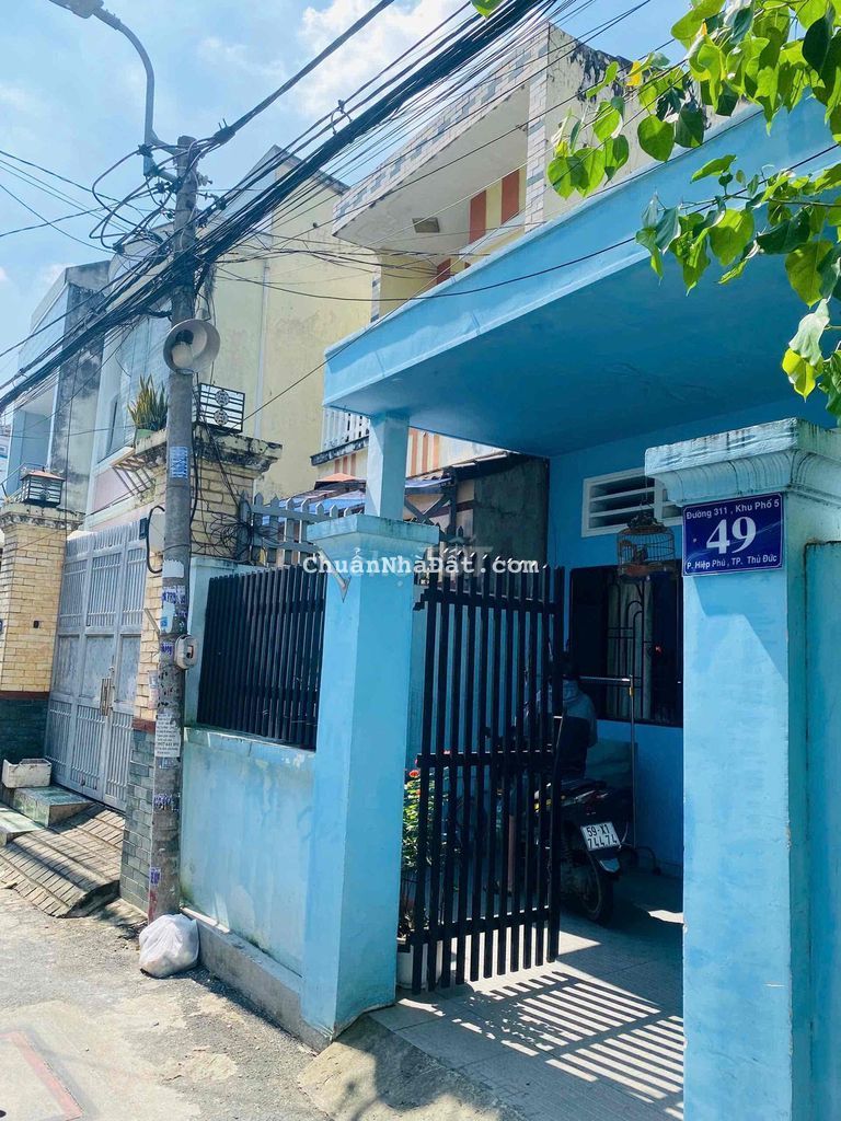 Bán nhà đường số 311, phường Hiệp Phú, Quận 9 – DT thực tế ~1