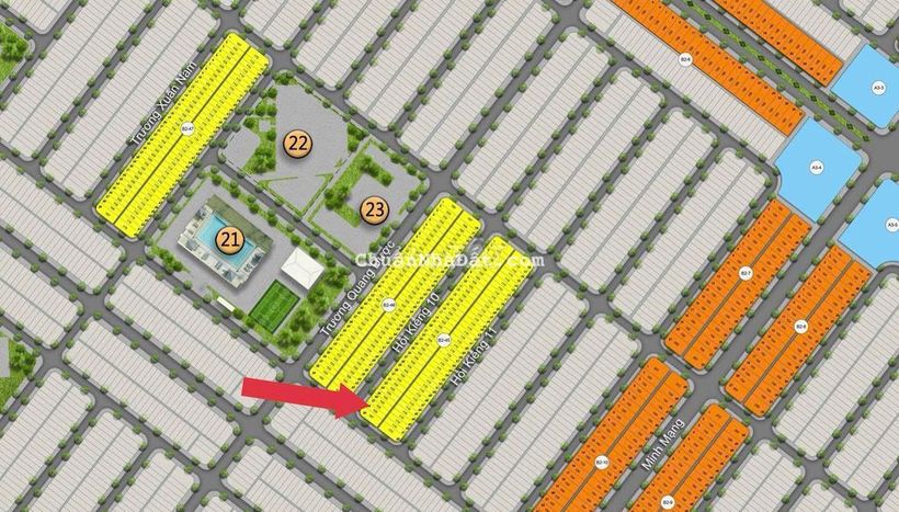 Cần Bán Lô Sát Góc Đường Hói Kiểng 10 105m2(5x21), Hướng Tây Bắc