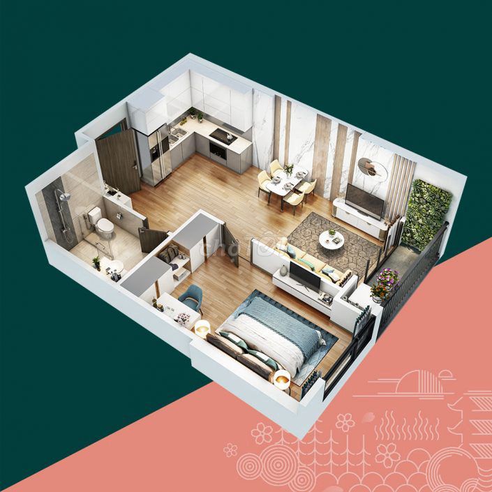 Bán căn hộ 1PN rẻ nhất phân khu Sakura