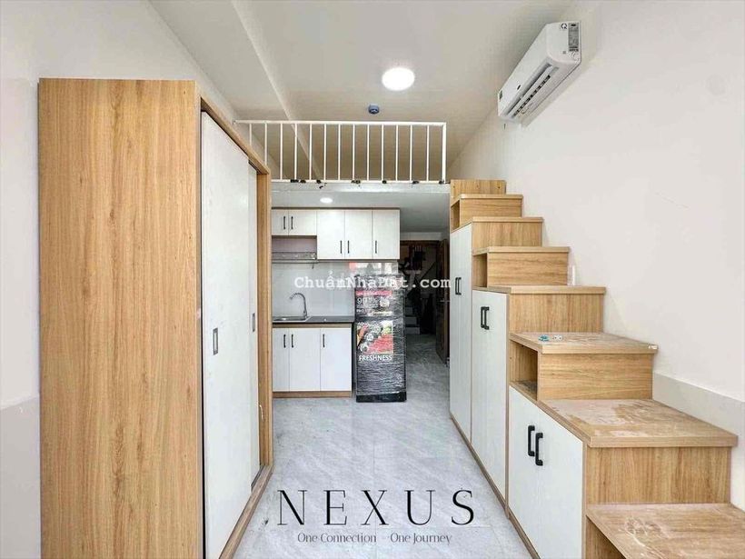 CHO THUÊ DUPLEX BAN CÔNG ĐI BỘ QUA ĐH CÔNG NGHIỆP, giá 4tr full nt