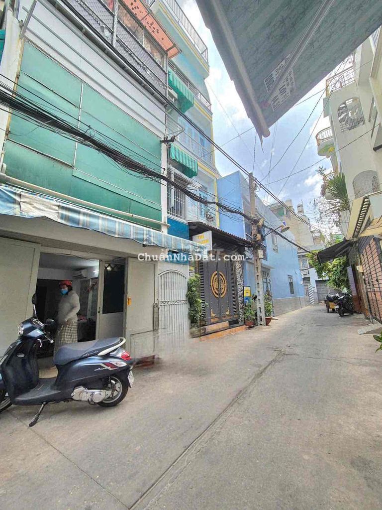 HẺM OTO 6M THÔNG- 4M8 X 13M - 3 TẦNG ĐANG CHO THUÊ 25TR/TH