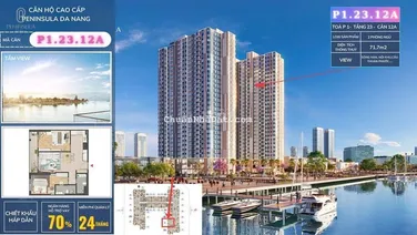 🔥CĂN HỘ VIEW SÔNG HÀN TẦNG CAO, GIÁ NHỈNH 4,8 TỶ - PENINSULA ĐÀ NẴNG🔥