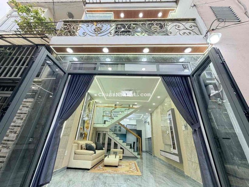 QUẬN 12. NHÀ PHỐ ĐẸP 4M x 12M ĐÚC 1 LẦU 3 PHÒNG NGỦ 1 PHÒNG THỜ