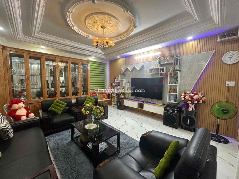 SIÊU PHẨM NHÀ ĐẸP QUẬN 12, 5 PHÒNG NGỦ, 5 TẦNG, HẺM Ô TÔ, 7,168 TỶ