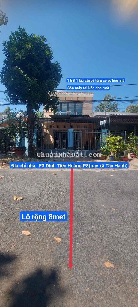Nhà nguyên căn Đường Đinh Tiên Hoàng Phường 8 TP. Vĩnh Long