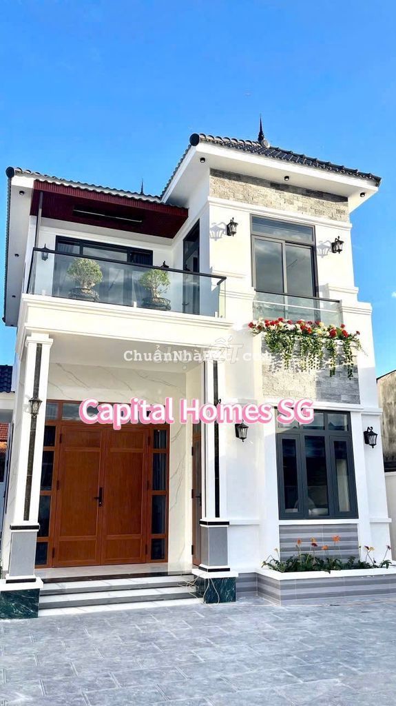 BÁN NHÀ ĐẸP 1 TRỆT 1 LẦU GẦN CHỢ GÒ ĐEN (LONG AN) GIÁ 2 TỶ