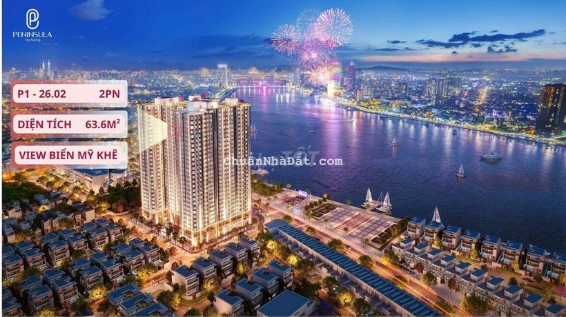 🌊 BÁN NHANH CĂN HỘ PENINSULA – TẦNG 26 – VIEW BIỂN MỸ KHÊ SIÊU ĐẸP .