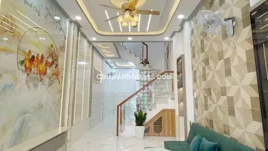NHÀ MỚI ĐẸP QUẬN 6,Ở NGAY-4MX13M, 3T, 4PN-SÁT VÕ VĂN KIỆT-NHỈNH 5 TỶ
