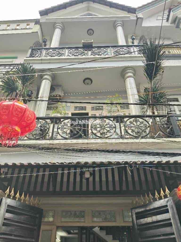 NHÀ 3 TẦNG ĐƯỜNG THÔNG 6M KHU NHÀ LẦU SANG CHẢNH NGAY CHỢ